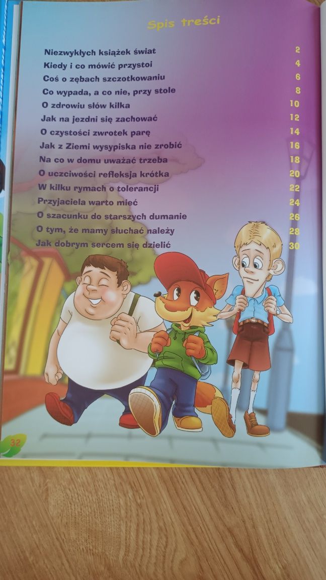 Książki dla dzieci Rymowanki, wiersze o dobrym wychowaniu, zagadki