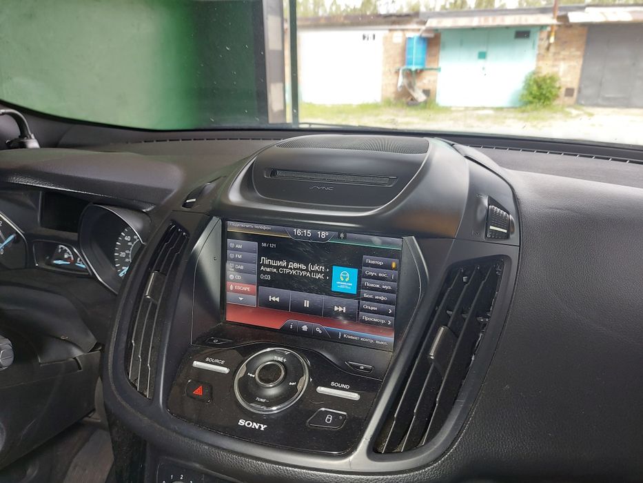 Магнітола Sync 2 для Форд Ескейп Куга