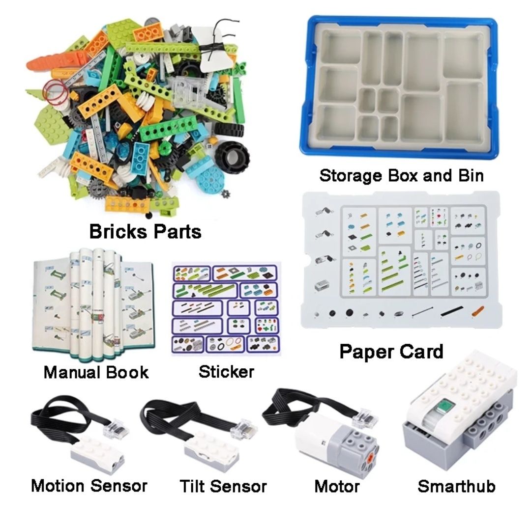 LEGO WeDo 2.0, запауовані, конструктор, робототехніка, програмування,