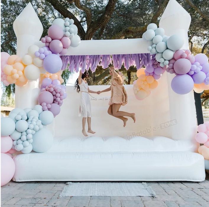 Sprzedam nowy zamek dmuchaniec biały urodziny ślub wesele