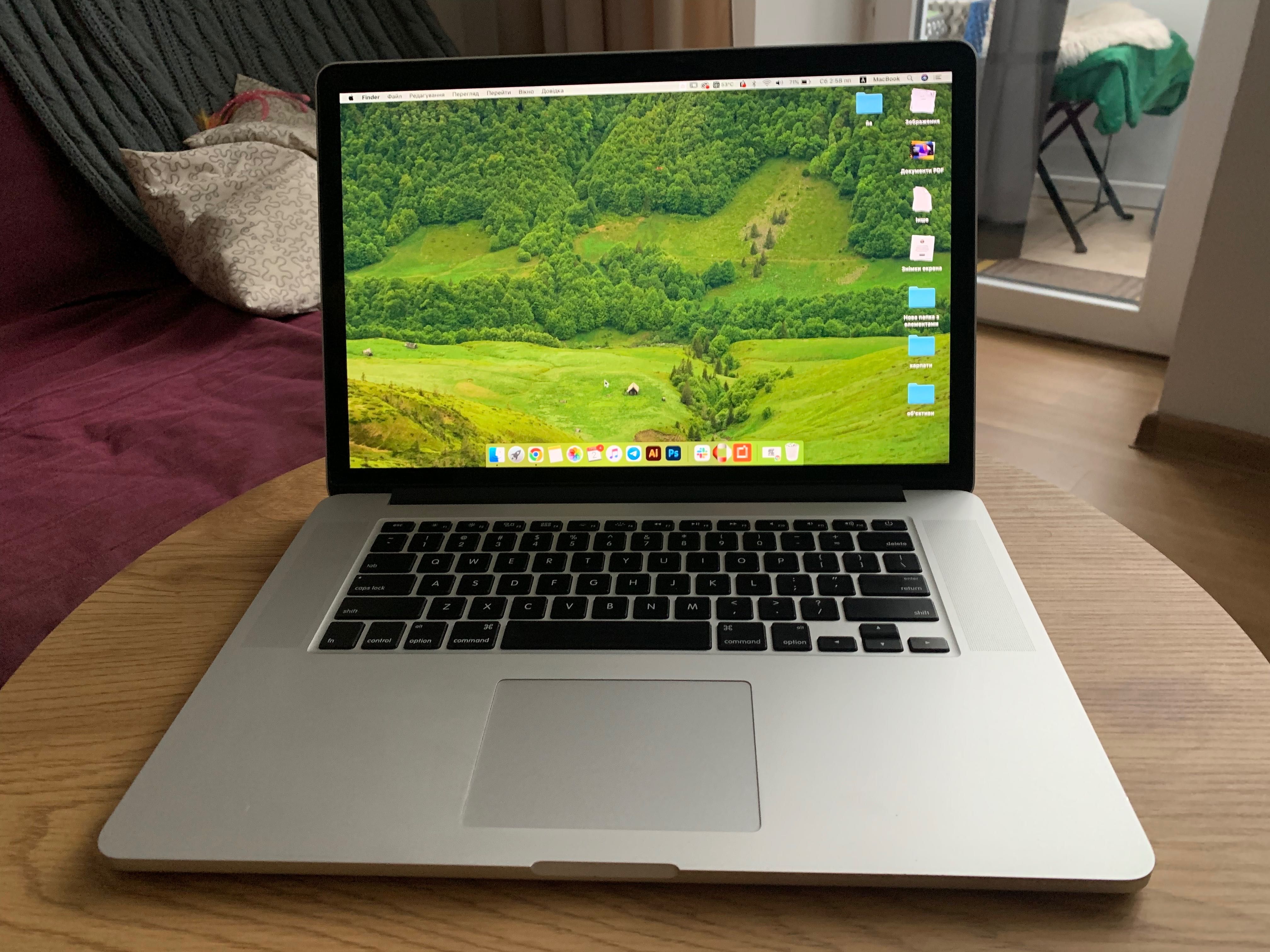 MacBook Pro Retina 2014 15’’’ 500 gb ssd 16 gb core I7