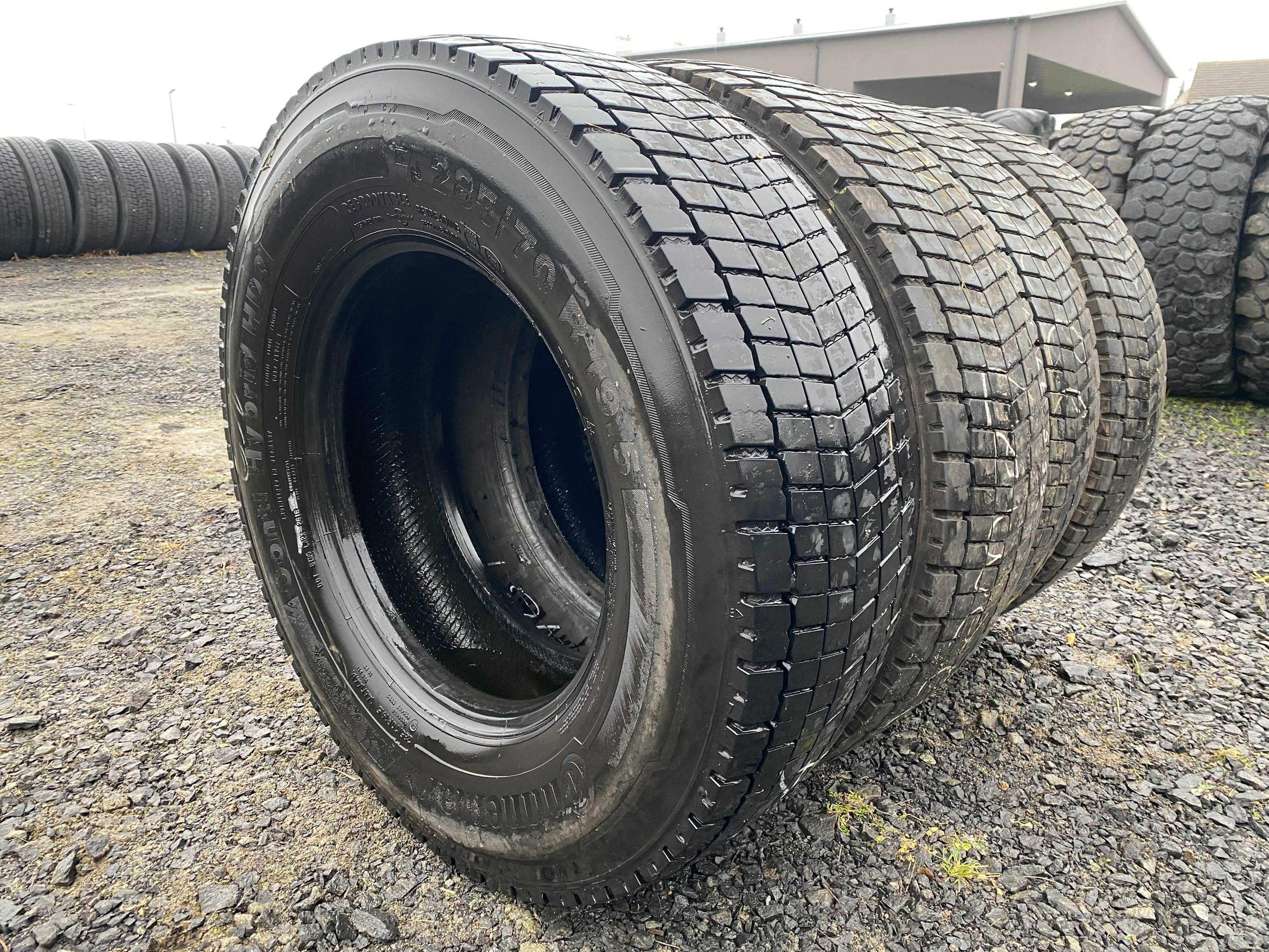 Opony 285/70R19.5 CONTINENTAL HYBRID HD3 Napędowe 14mm