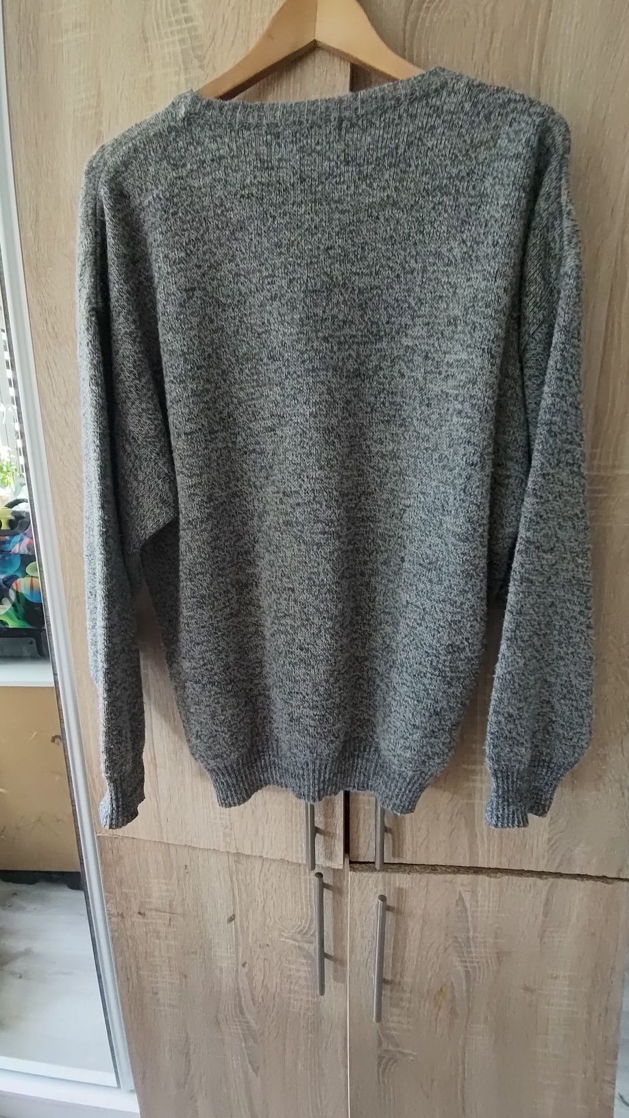Sweter wełniany męski włoskiej firmy Tris Line rozmiar  2xl