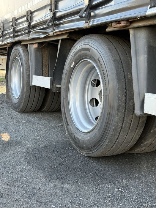 Przyczepa wielton tandem PRZEJAZDOWA 19,5 tarczowe 7.7m jumbo wecon