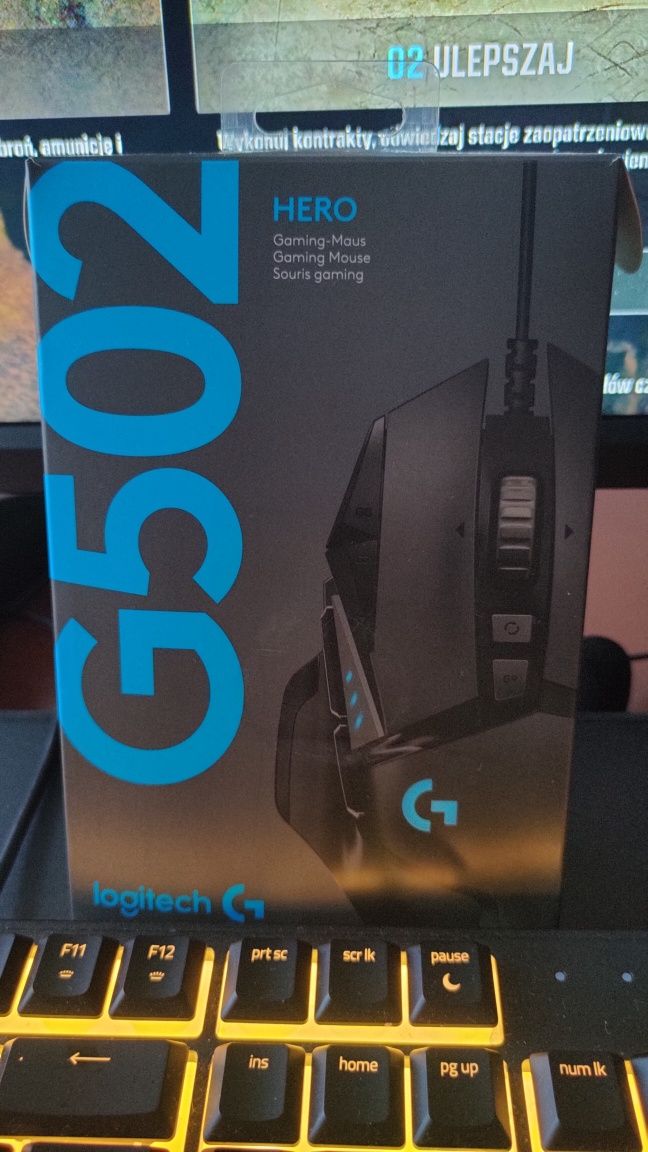 Myszka g502 używana w bdb stanie