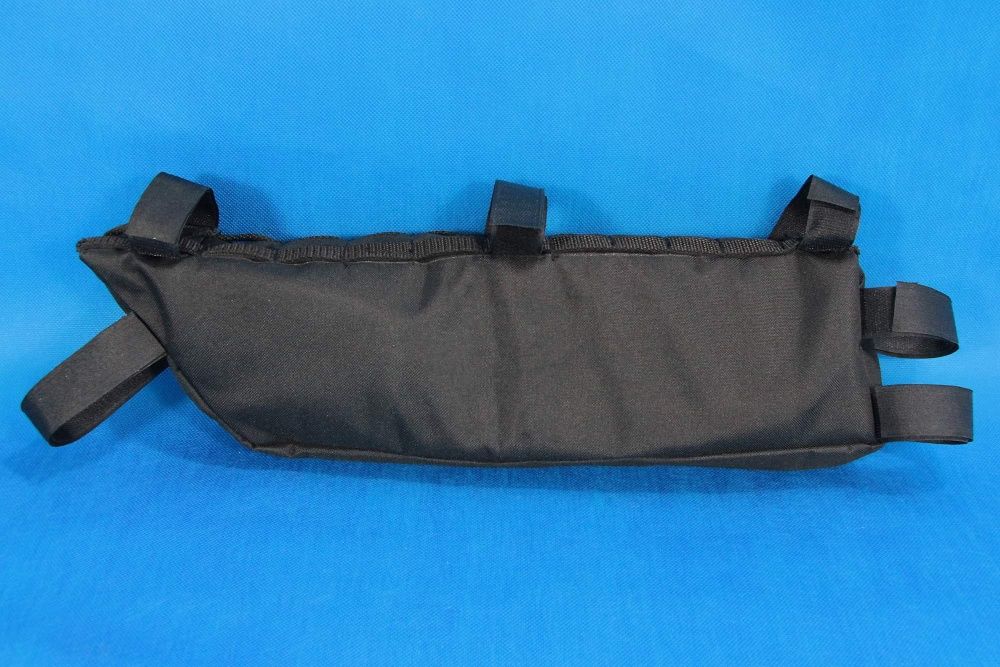 Bikepacking torba pod gorna rure "Leniwiec" pod długośc ramy.