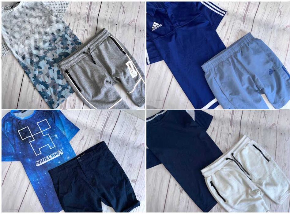 r.158-164 Mega paka 51szt zestaw ubranek dla Synka chłopca nike adidas