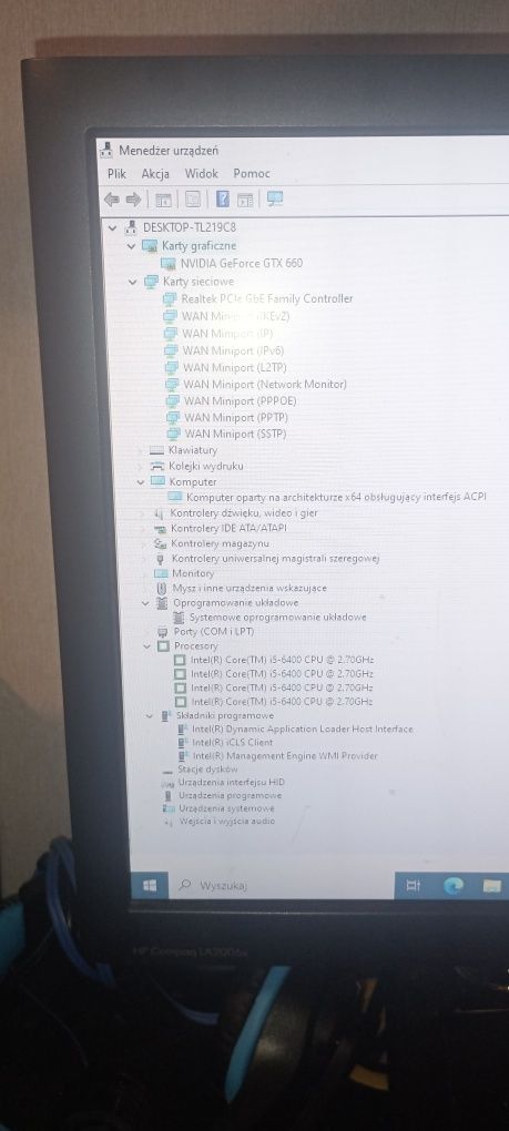 Komputer stacjonarny Intel i5, karta GTX 660