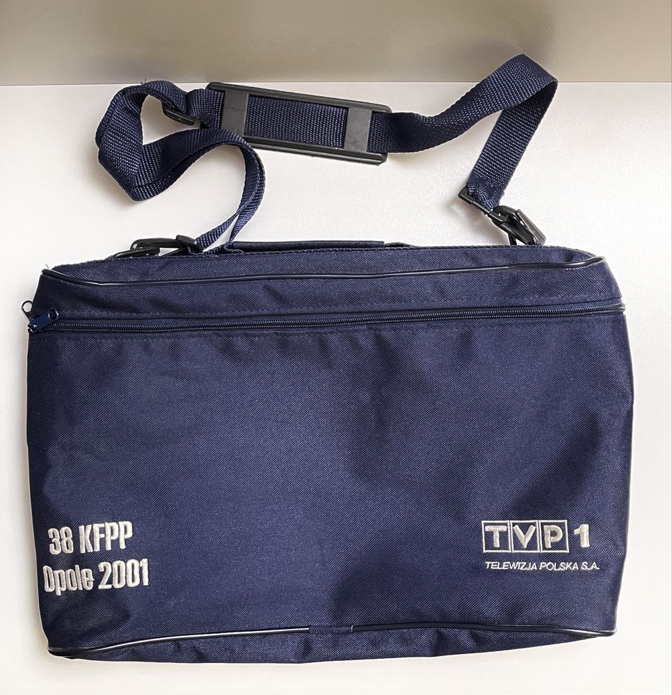 Torba na ramię TVP 1 38 KFPP festiwal Opole 2001 Telewizja Polska