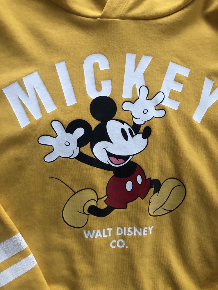 Bluza H&M mickey Disney 158-164 (wg mnie152-158) żółta
