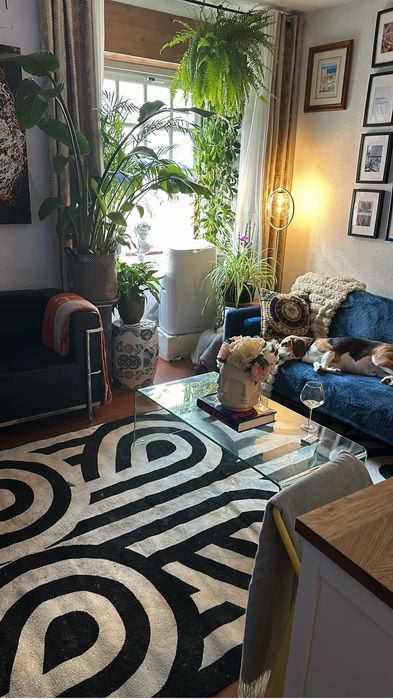 Mesa de centro de vidro