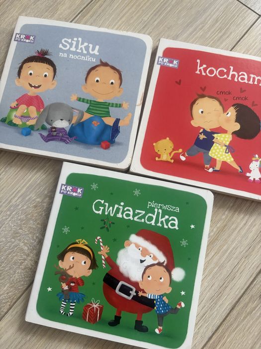 Zestaw 3 książeczek z serii Krok po kroku