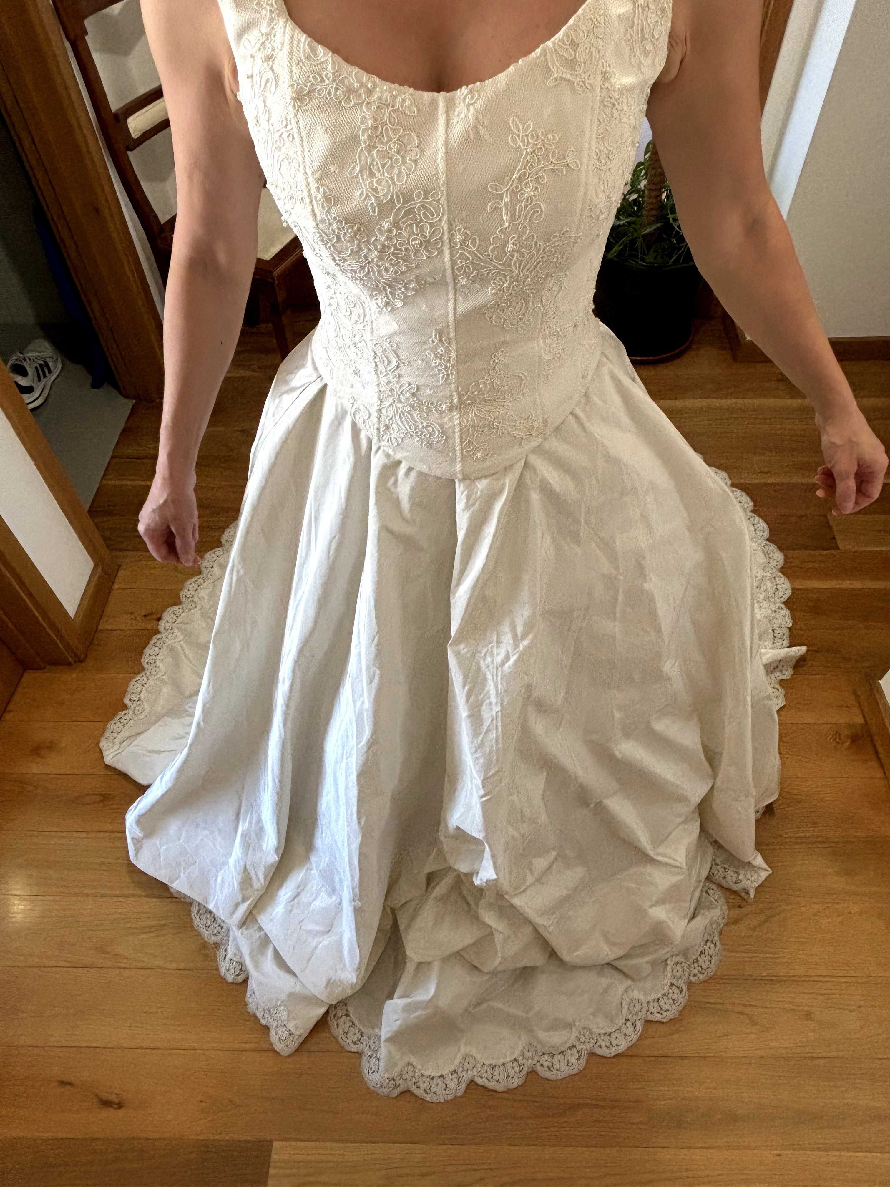Vestido de noiva novo alta costura Made in Italy