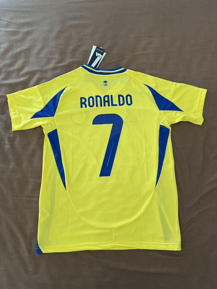 Camisola do Al-Nassr com Ronaldo 7 Nova e embalada