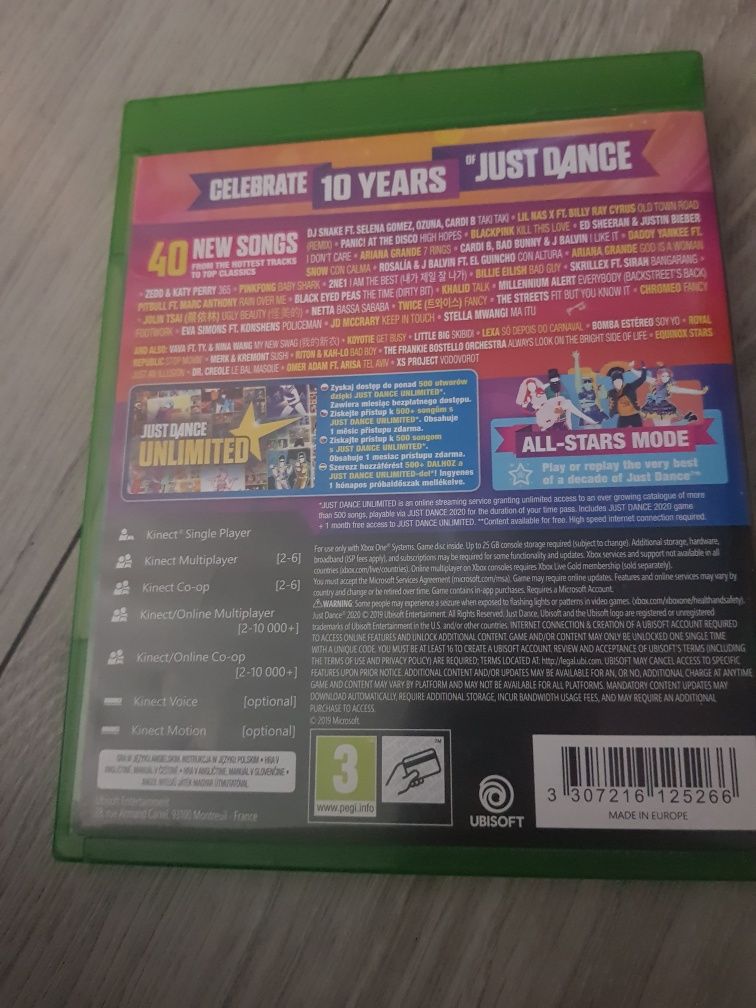 Już dance 2020 Xbox one