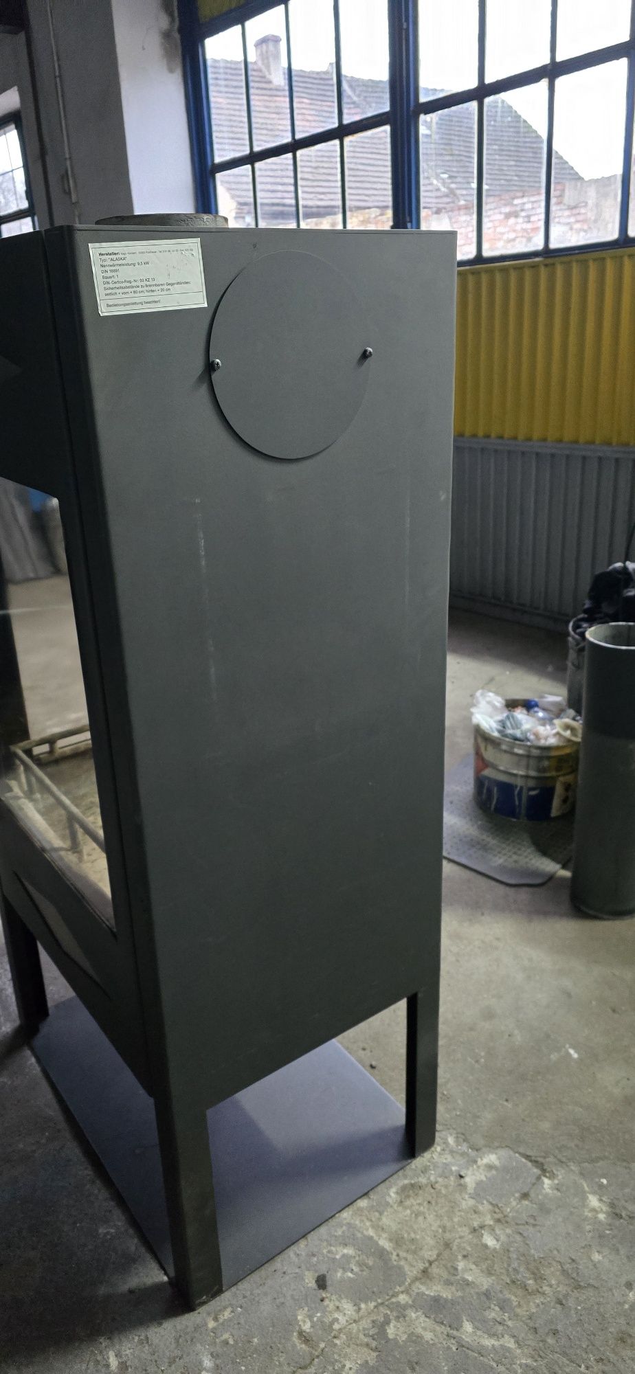 Koza, kominek wolnostojący Kago Alaska 9 5kW.Potęźny