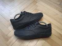 Чоловічі Vans Old Skool full black шкіряні