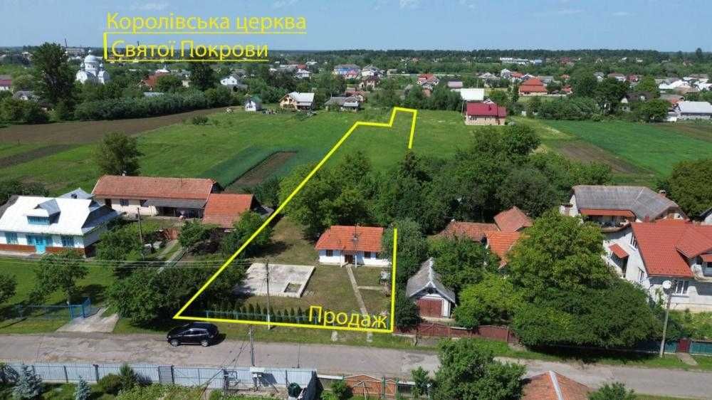 Продаю будинок та фундамент для буд-ва с.Королівка