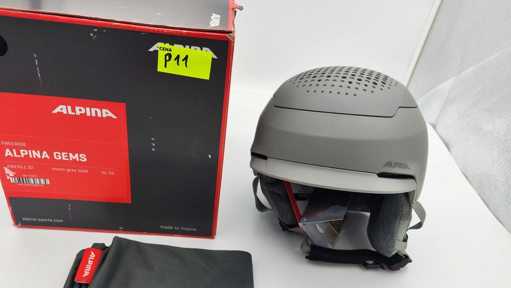 ALPINA GEMS Kask Narciarski Snowboardowy 51-55cm (P11)