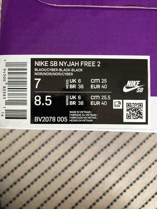 Sapatilhas Nike SB Nyjah Free 2
