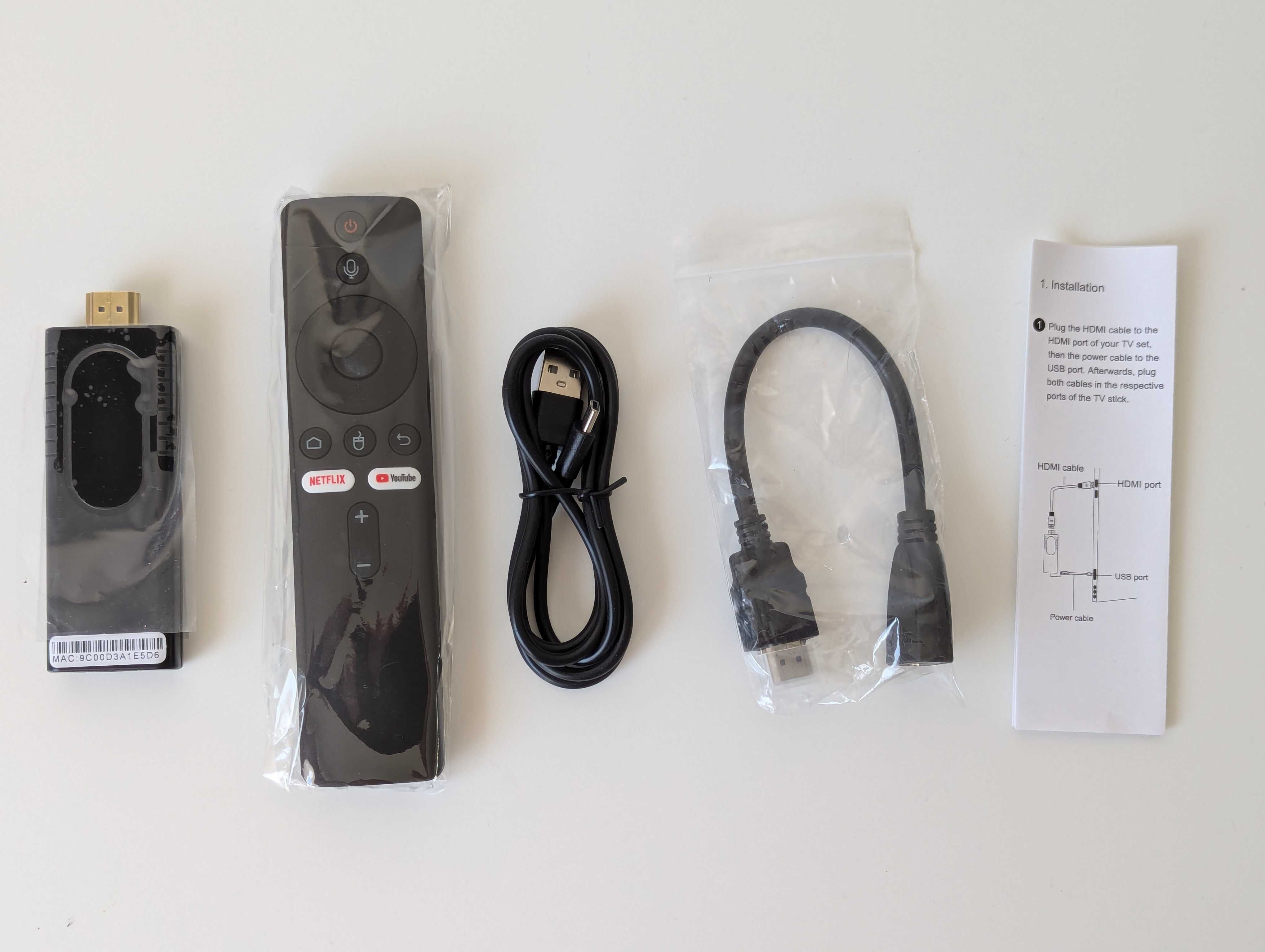 TV Stick Android 10 ATV | 4K | USB | WiFi 5 | 2+8G (16G) | BT | U8