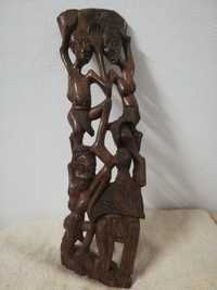 Arte Angolana - escultura em madeira