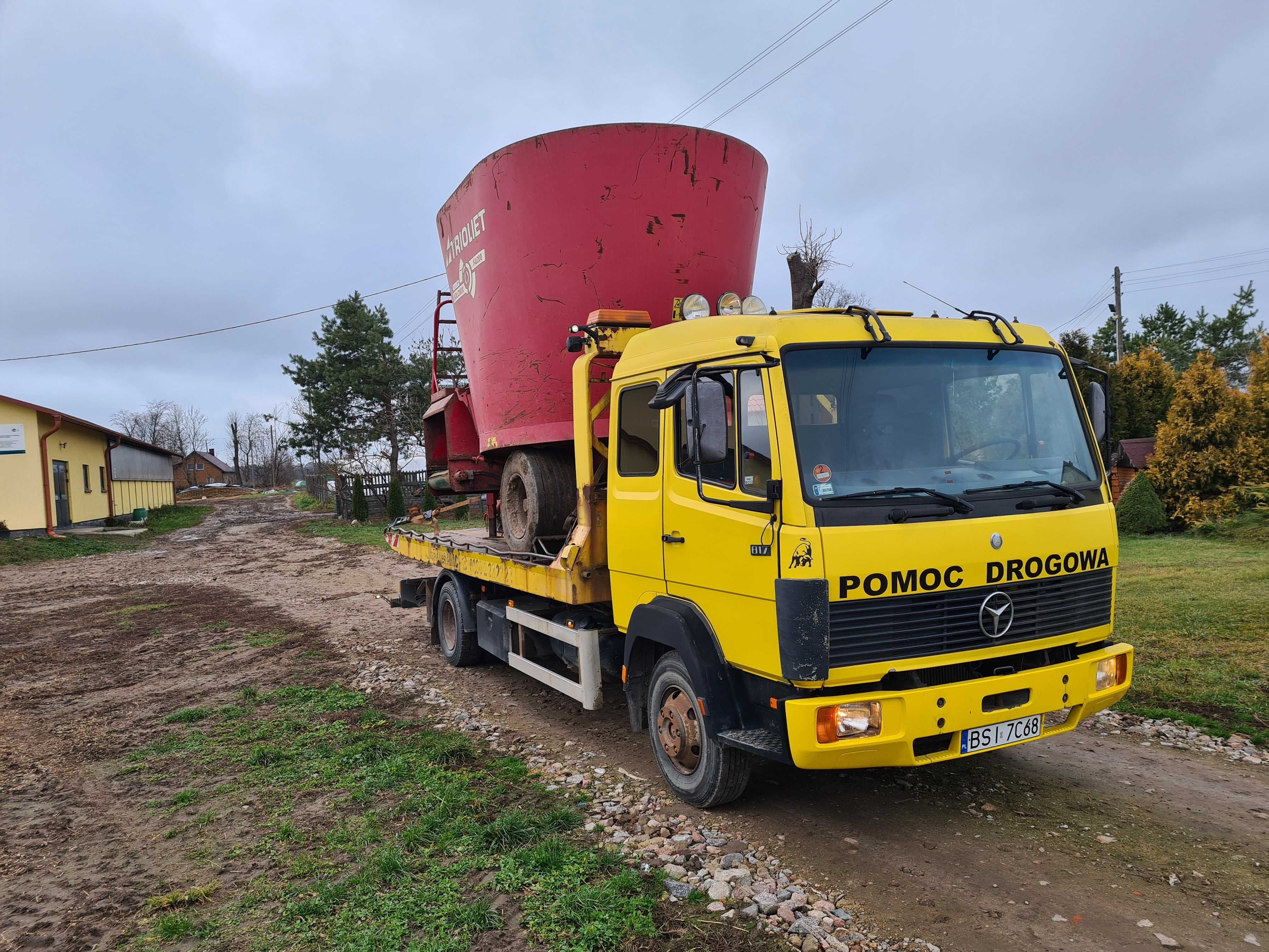 Pomoc Drogowa Laweta transport maszyn Holowanie