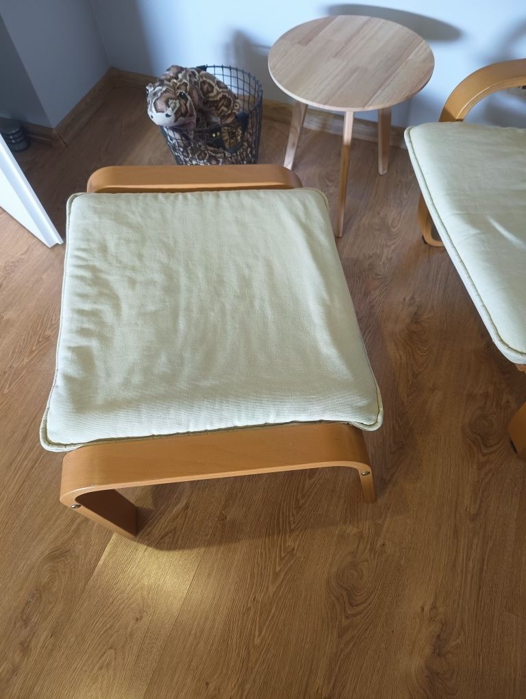 Fotel plus podnóżek poang Ikea
