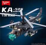 Конструктор модель боевой вертолет КА 52 Sluban 913 шт блоков Lego
