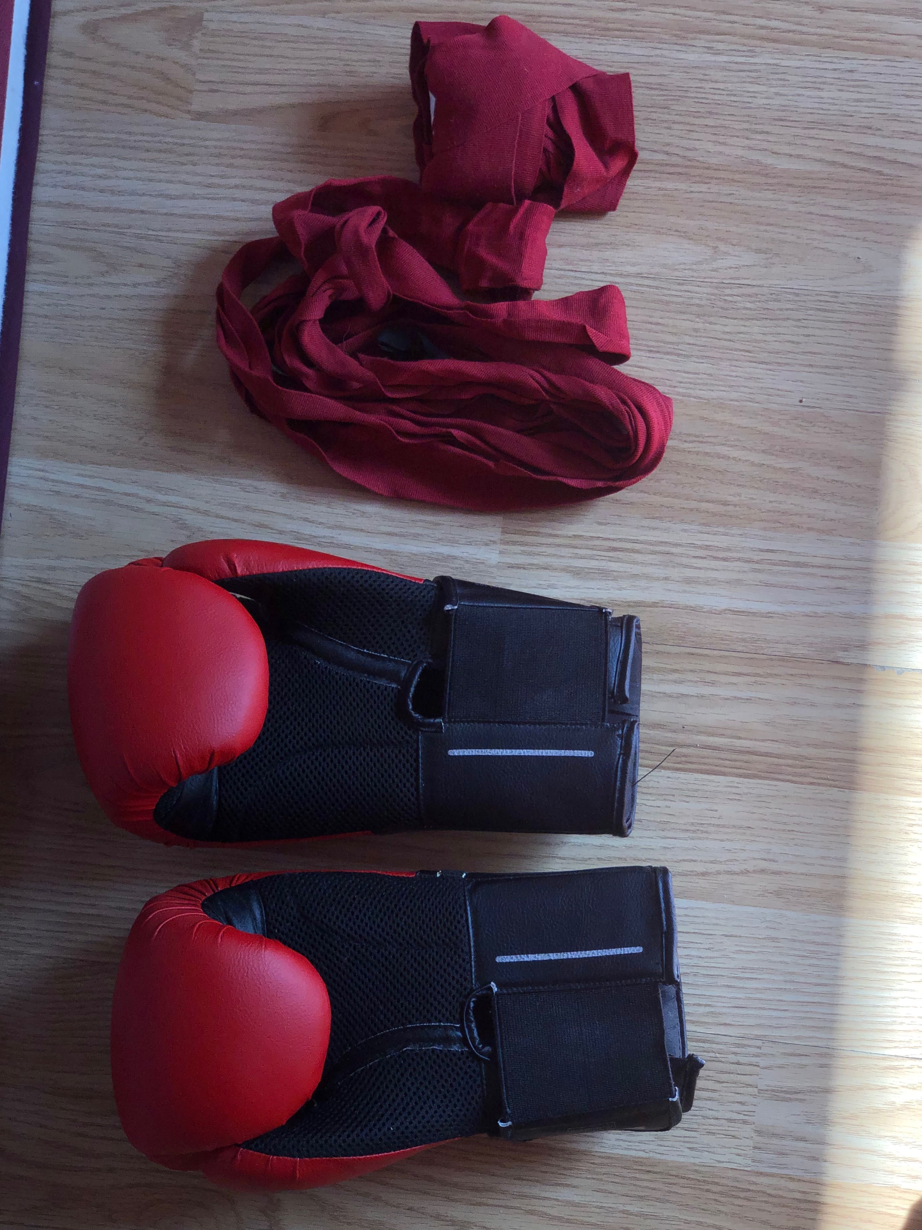 LUVAS DE BOXE + ligas de 4M