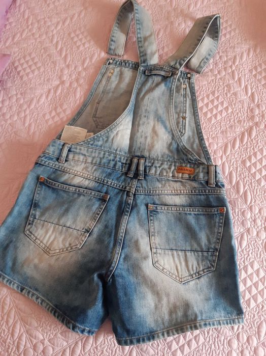 Calças de ganga Lois/Macacão de ganga Pull & Bear-BAIXA DE PREÇO