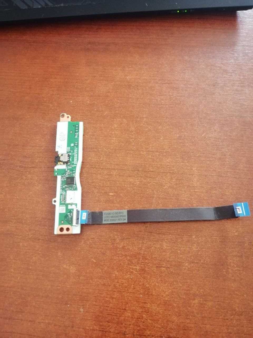 Moduł audio / gniazdo jack + czytnik kart SD do Lenovo V15-ADA