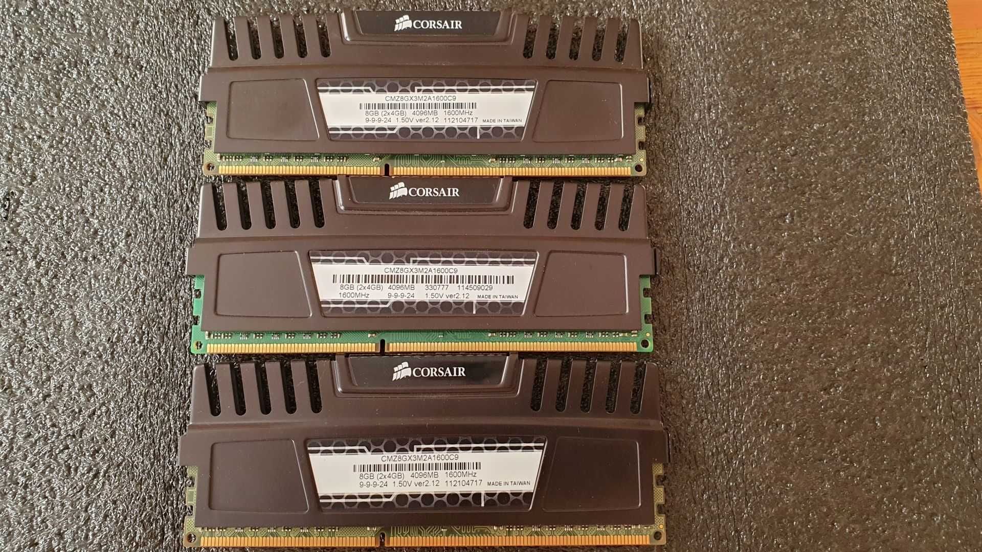 Pamięć RAM DDR3 Kingstone HyperX/Corsair Vengance 16 GB