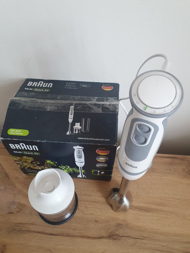 Blender ręczny 2w1 Braun MQ 5220 WH 1000 W