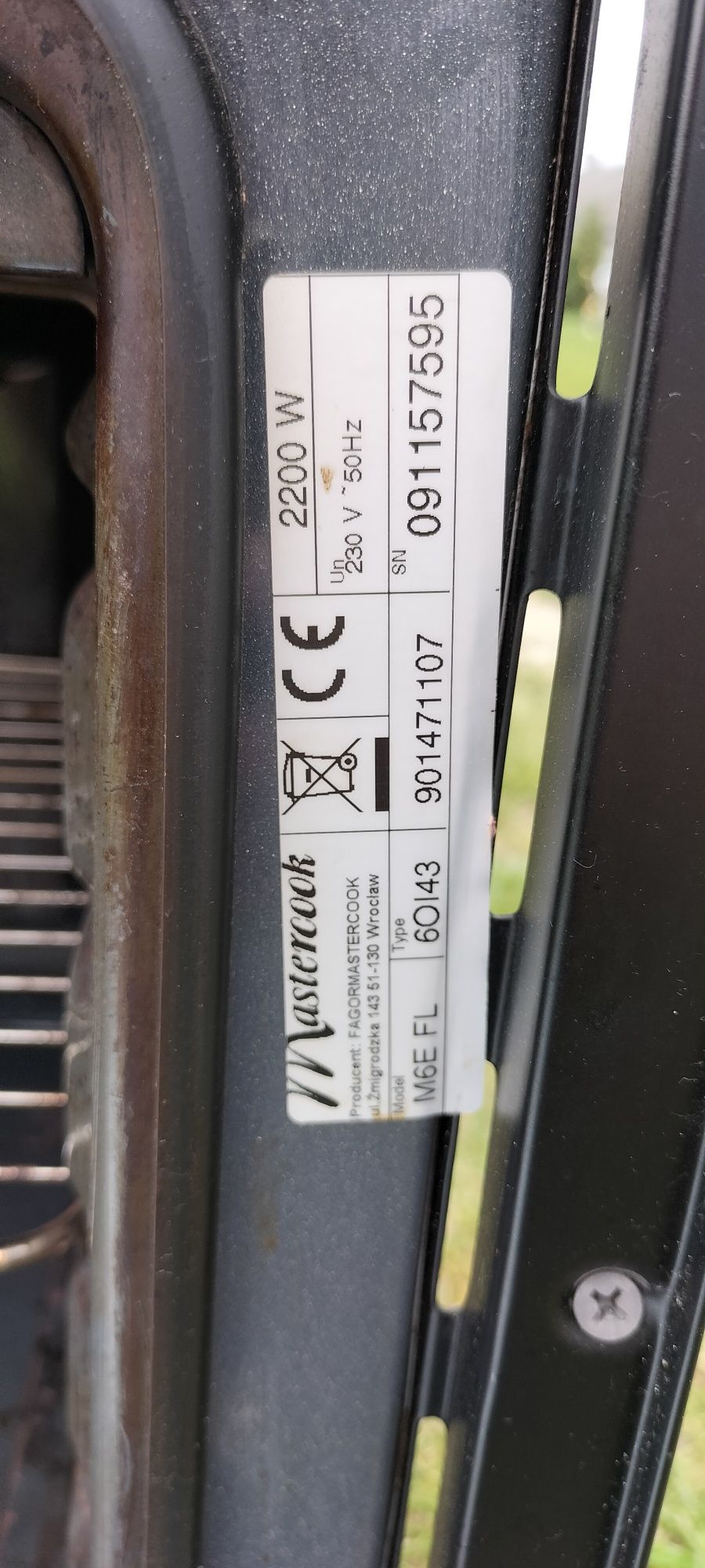 Piekarnik elektryczny do zabudowy Mastercook M6E FL
Urządze