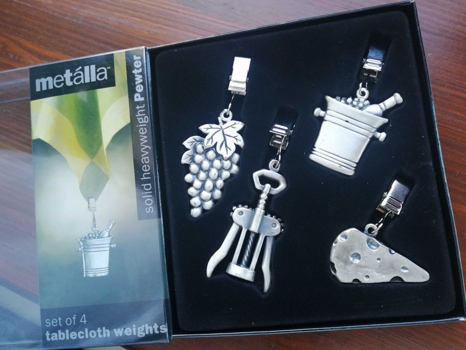 obciążniki cynowe do obrusów