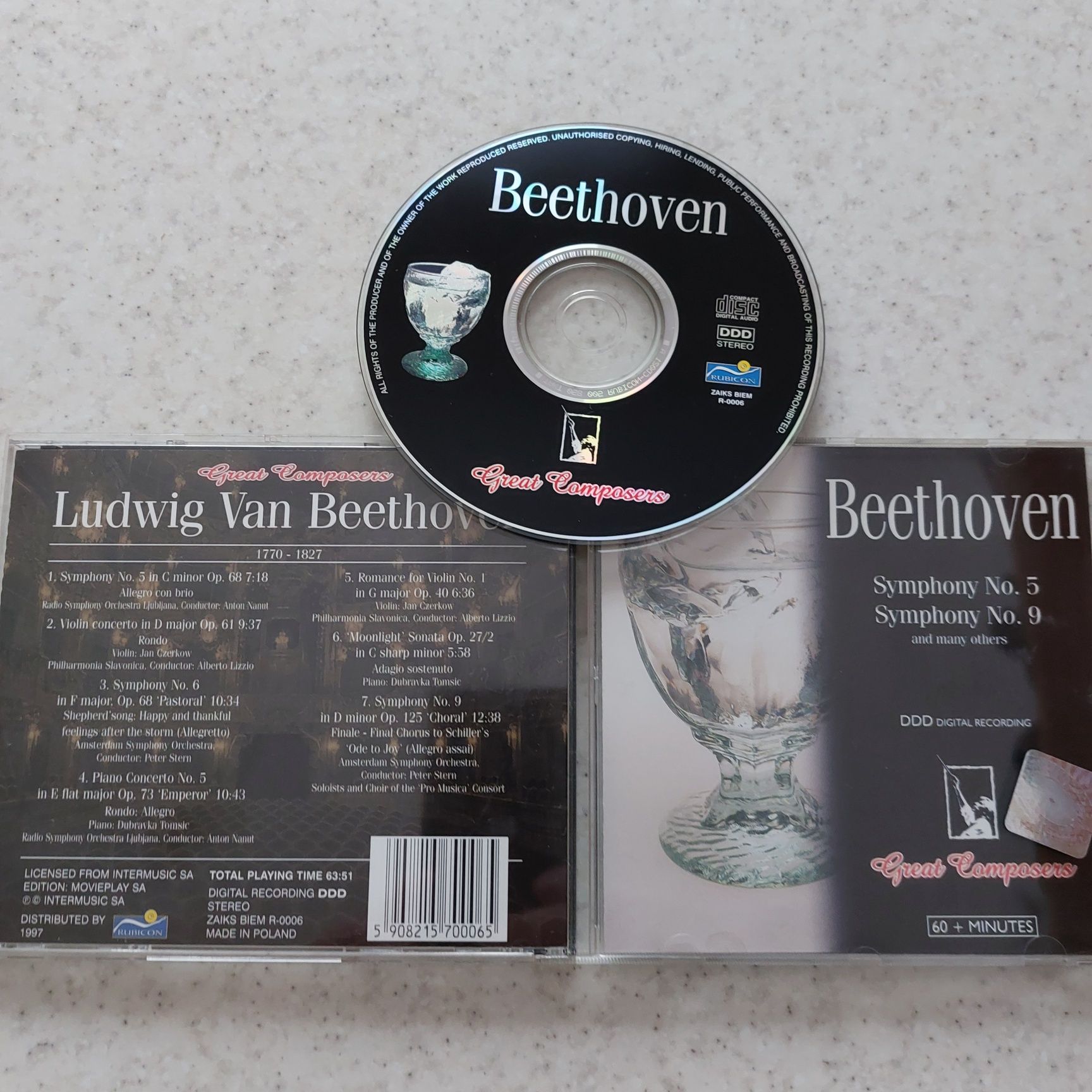 Cd Beethoven Symphony No. 5 i inne