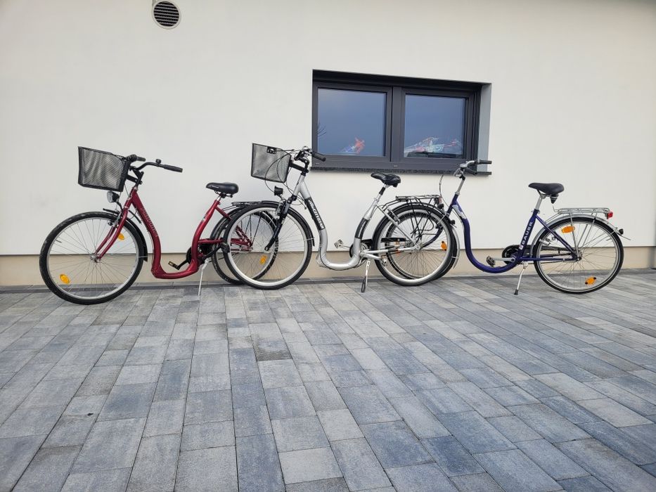 Rower damski z niską ramą