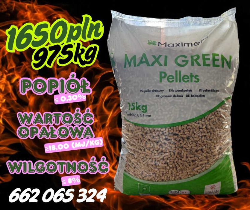 Maxi Pellet posiada certyfikaty EN PLUS A1 oraz DINplus