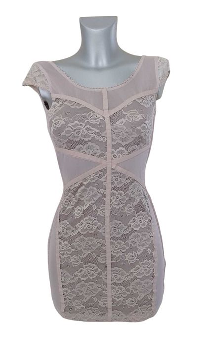 Нічні сорочки з мереживом H&M Divided р.42 і р.50 бежеві