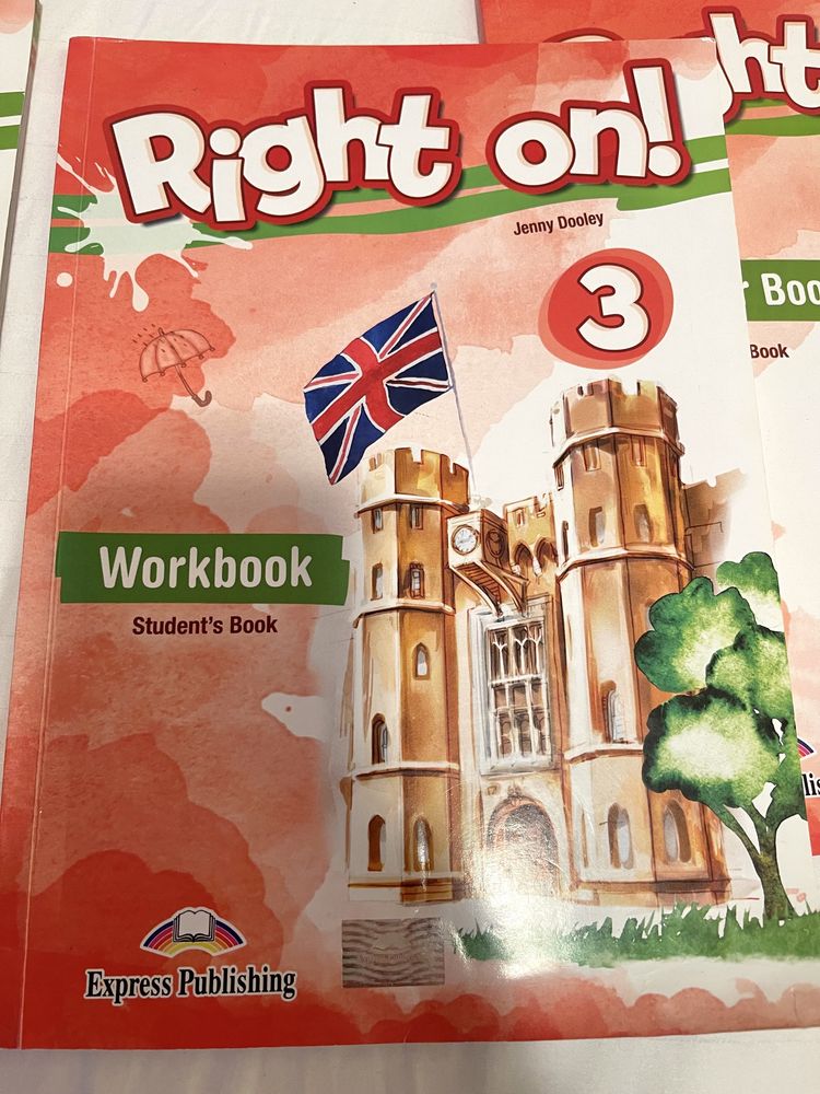 Zestaw Right on! 3 student’s book, workbook, grammar book