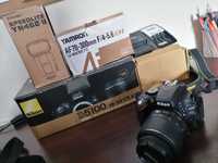 Nikon d5100 + nikkor 18-55mm + tamron af70-300mm + lampa + dodatki