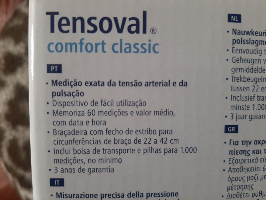 3 aparelhos de medir Tensão Arterial.novos.Tensoval.Sanitas.Braun.