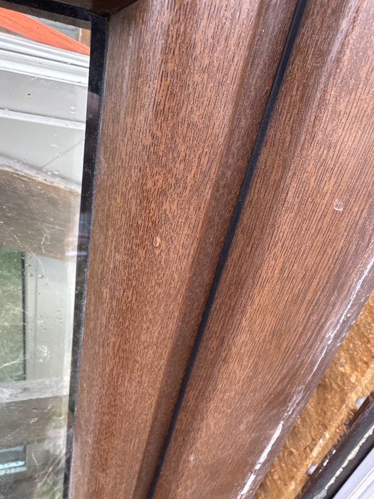 2x okno plastikowe 125x140 orzech biale pcv (transport, demontazu) ru