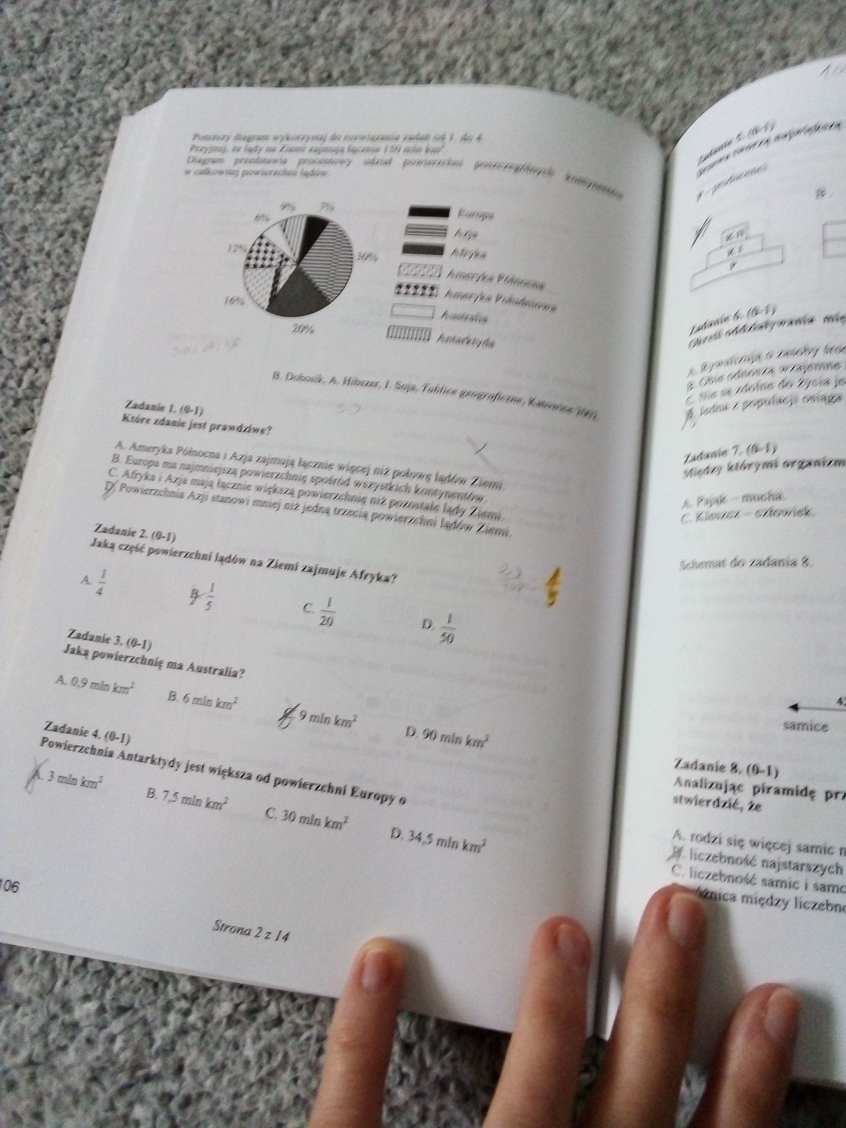 "Egzamin gimnazjalny 2007. Blok matematyczno-przyrodniczy" Greg