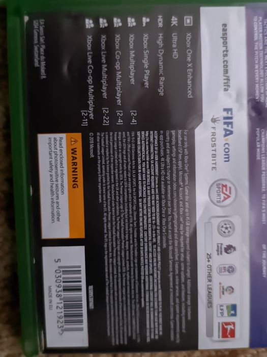 Диск игра Xbox Fifa 11,12,19