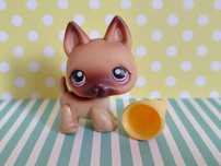 Littlest Pet Shop LPS unikatowy pies Owczarek Niemiecki #375