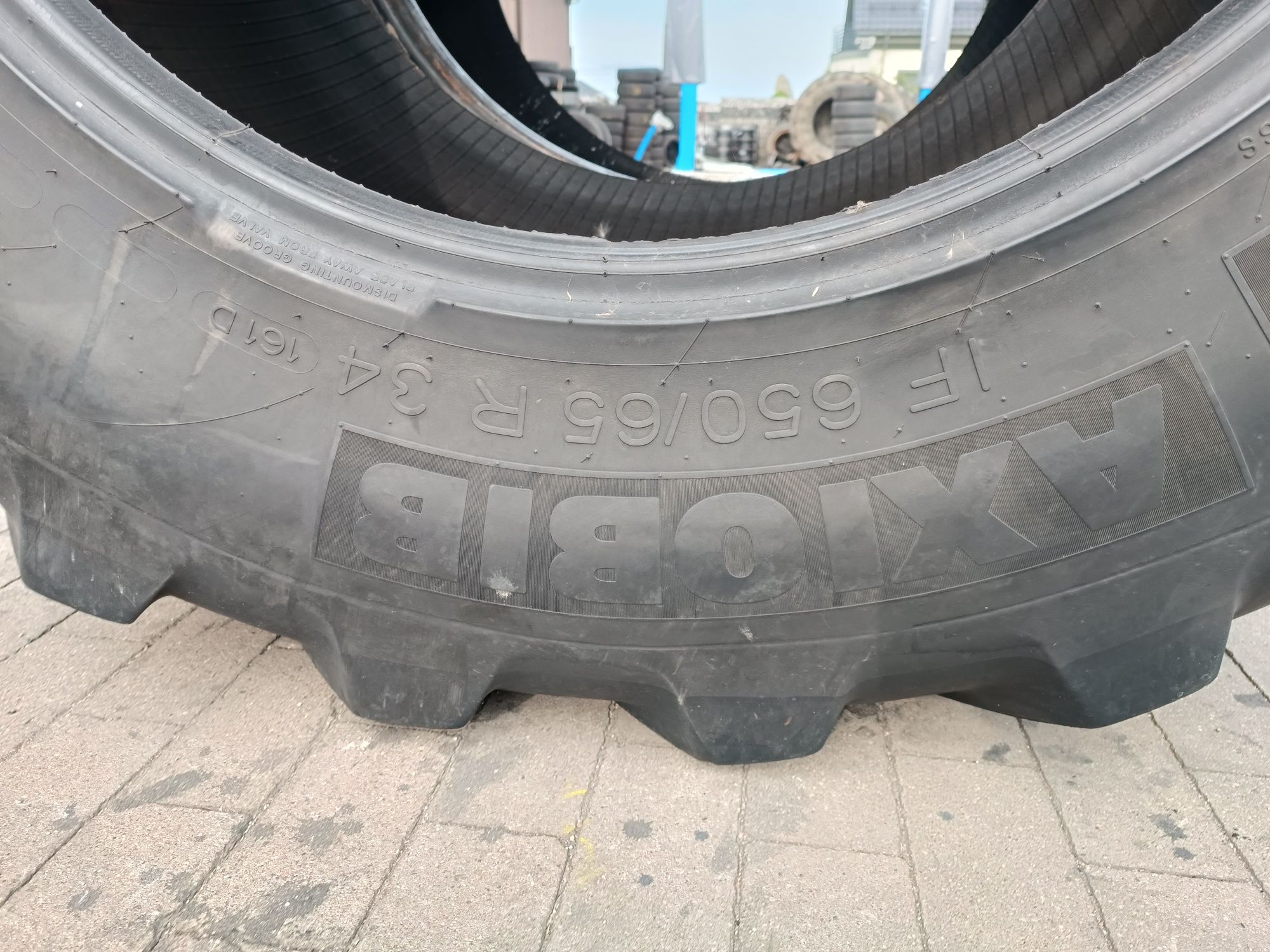 650/65R34 Michelin Axiobib opony rolnicze używane