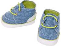 Baby Born Tenisówki dla lalki 43 cm Niebieskie 824207 jeans zielone