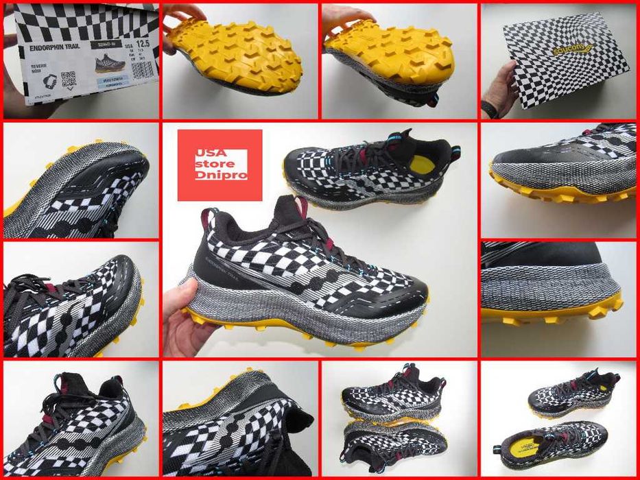 Трэйловые кроссовки, полуботинки Saucony Endorphin M Trail 45 (29.5см)